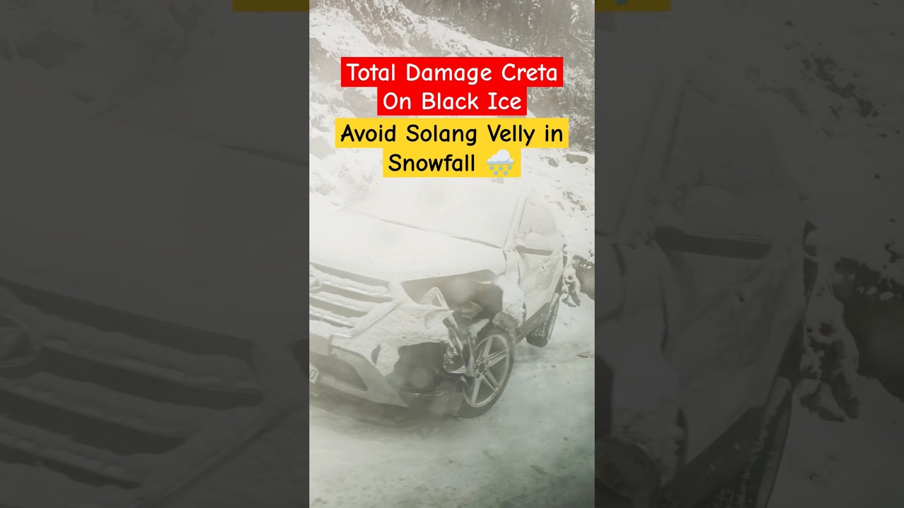 Heavy Snowfall In Solang Velly 🌨️🚧❌ 