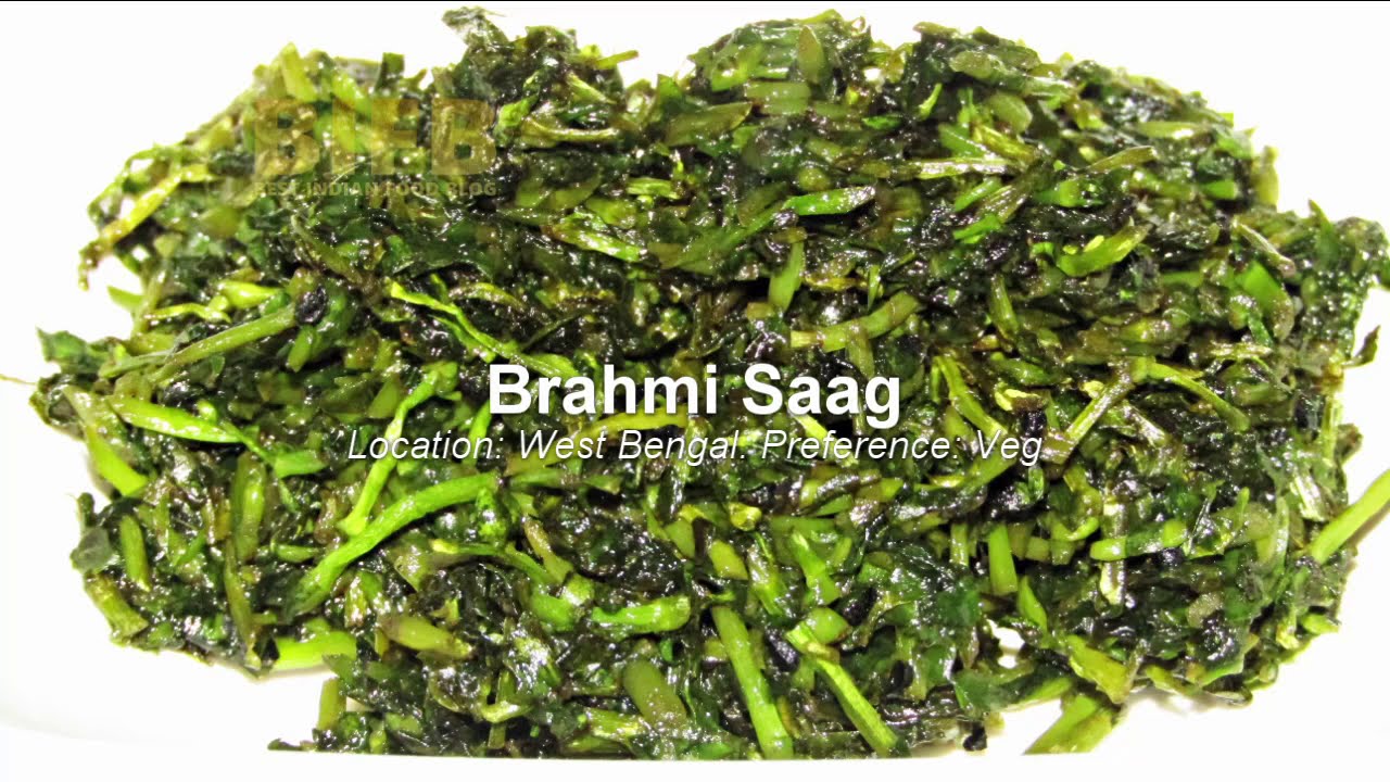 Brahmi Saag From West Bengal India Best Indian Food Blog Brahmi 