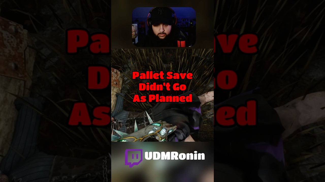 Pallet Save Didn't Go As Planned Dead By Daylight  #dbd #gaming