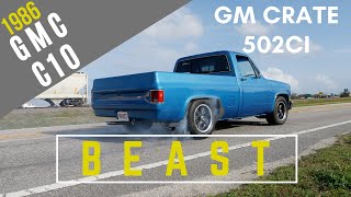 This is one SAVAGE 86' C10 Powered by a 502 GM Crate Motor (LOUD) [4k] | REVIEW SERIES