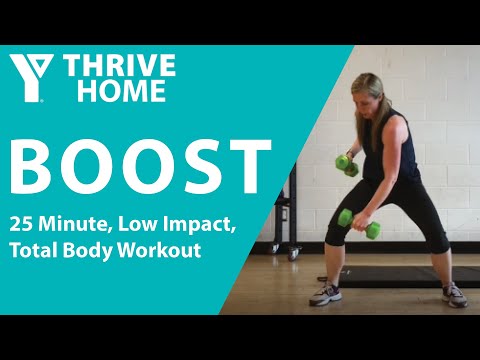 YThrive BOOST 1:  25 Minute Total Body Low Impact Conditioning Workout