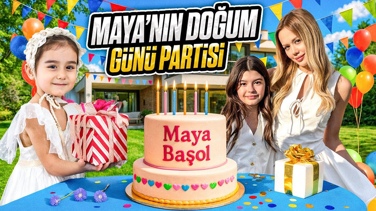 MAYA'NIN DOĞUM GÜNÜ PARTİSİNE GİTTİK !?  | Gamze Karta Öykü Karta