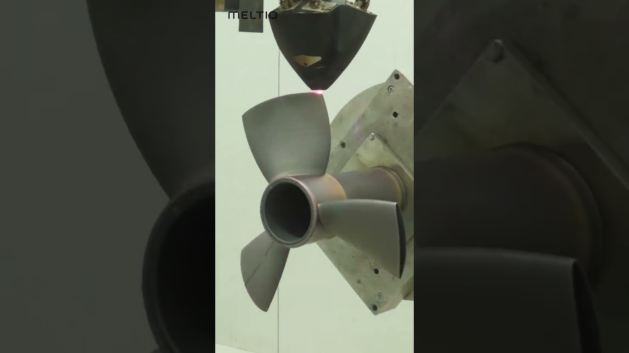 3 Blade Propeller with Meltio Engine Robot Int.