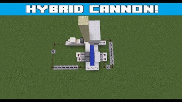 Minecraft Simple Hybrid Cannon [1.8/1.9]