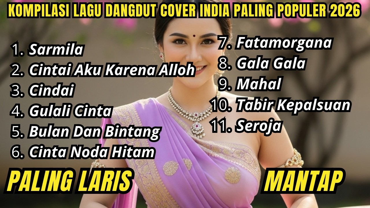 Kumpulan Lagu Dangdut - TERBAIK DAN TERLARIS  - Bikin Candu Cover India By Music Official Cover AI