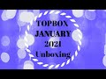 TOPBOX January 2021 Unboxing + Limited Edition Mystery Box