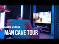 Gaming & Cinema man cave ideas