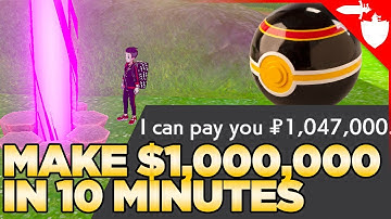 How to Get $1M in 10 Min with Watt Farming in Pokemon Sword and Shield