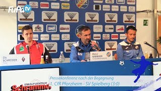 Pressekonferenz Nach 1. Cfr Pforzheim Vs. Sv Spielberg Am 4.11.2017