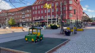 Hässleholm Central Street Walk Sweden