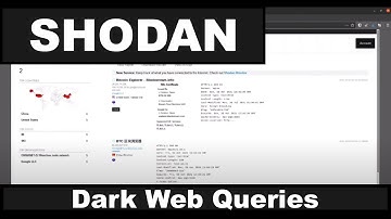 Shodan Dark Web Queries for OSINT Investigations