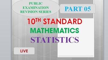 10th||STATISTICS ||AP/TS  ||PUBLIC EXAM REVISION || PART05||  FREE ONLINE MATH CLA2SSES