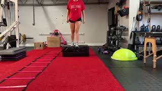 SL Box Drop to Lateral Jump and Return Hold