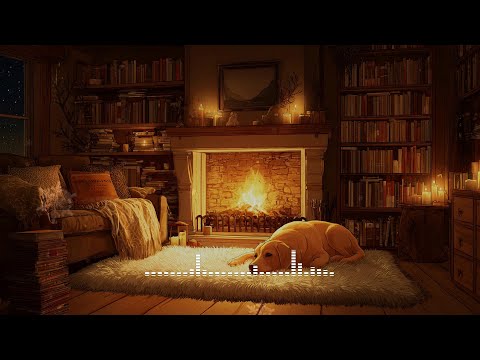 Calm Night In A 1920s Attic With Oldies Playing In Another Room