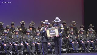Connecticut State Police welcome 38 new troopers at graduation ceremony