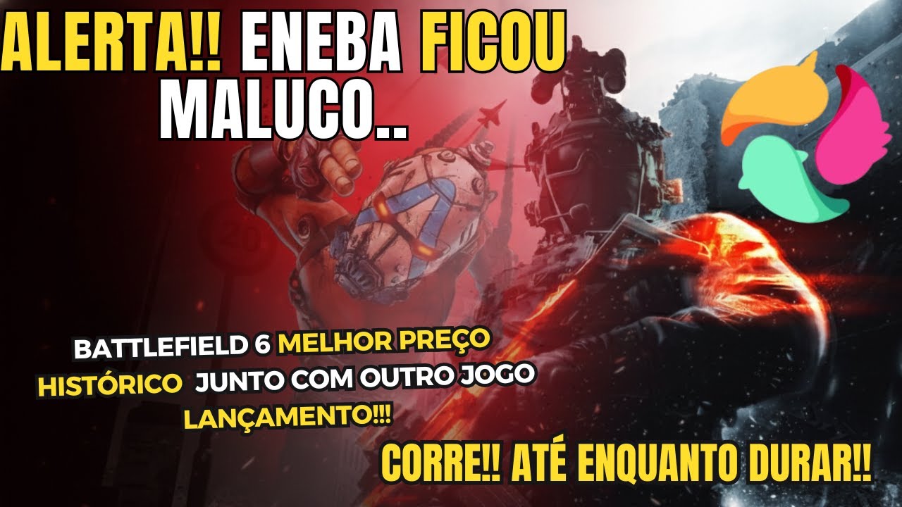 🚨 ALERTA! BATTLEFIELD 6 muito BARATO!!  | JOGOS BARATOS no ENEBA OFERTA SEXTA DA SEMANA!!!