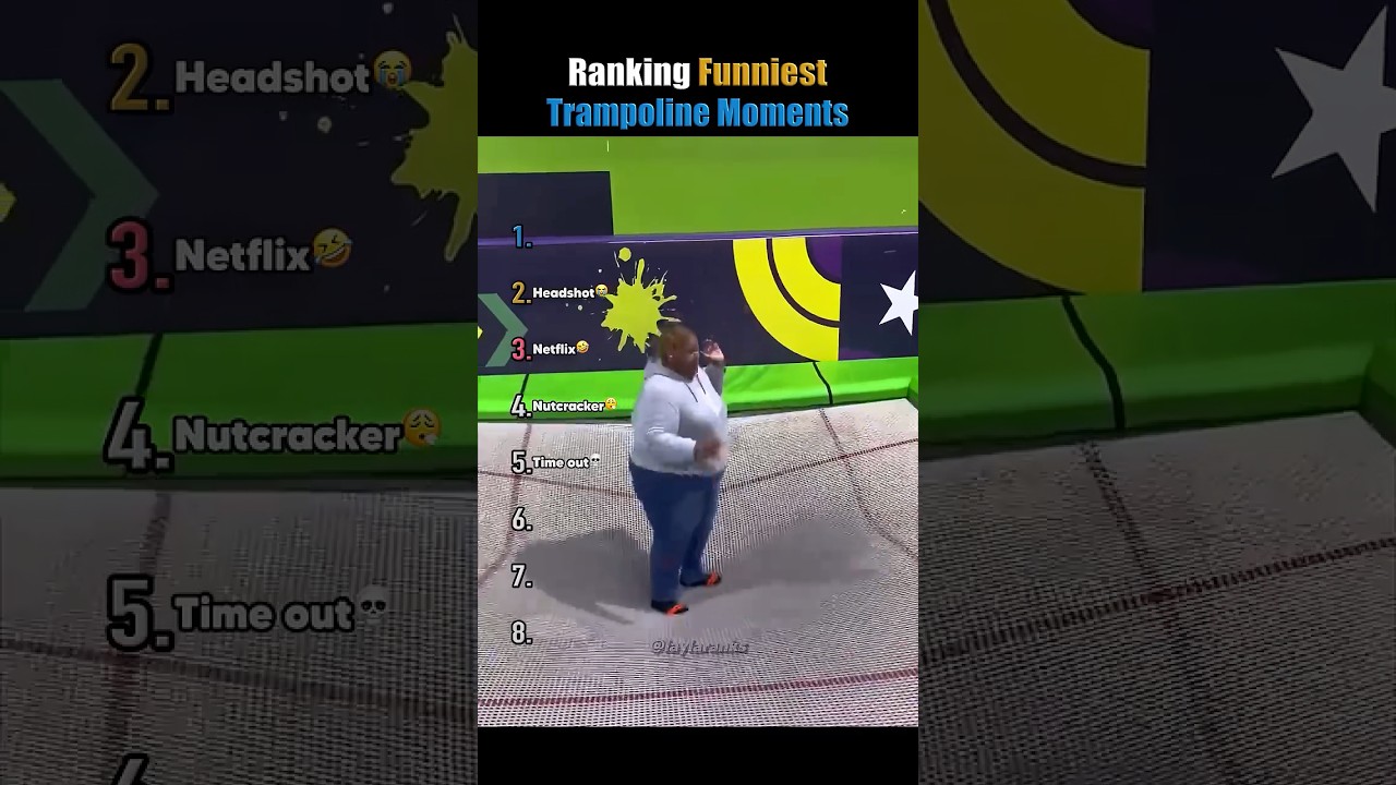 Ranking Funniest Trampoline Moments🍠