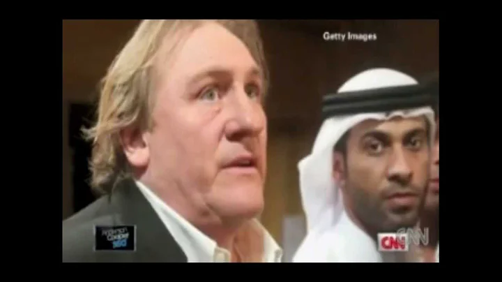 Anderson Cooper Gerard Depardieu Giggles