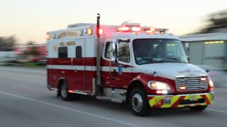 MARTIN COUNTY FIRE RESCUE RESCUE 14 RESPONDING CODE 3!!! with airhorn