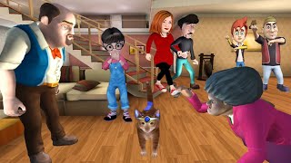 Scary Teacher 3D Miss T Under My Spell vs Scary Robber Christmas Without Claus Gameplay Android, iOS