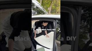 Black Witch Tesla DIY #tesla #teslamodel3 #teslacar #teslamotors #teslamodely