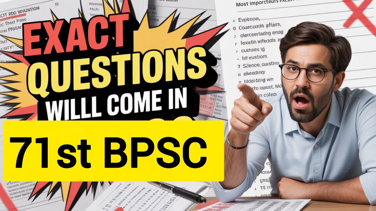 🚨THE MOST IMPORTANT "SCIENCE" CURRENT AFFAIRS GS QUESTION ASKED IN RECENT BPSC EXAM🔥| 71st BPSC PT