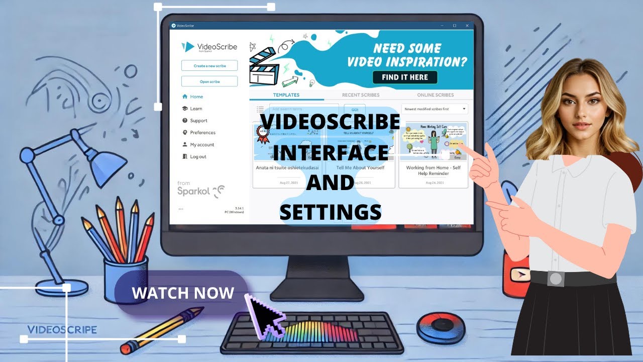 Videoscribe Interface and Settings #bossyacademy #videoscribe # ...
