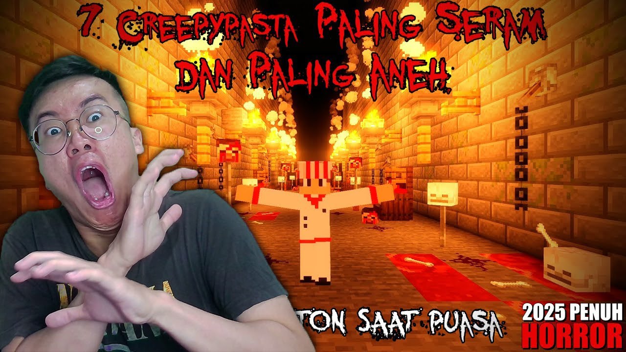 FIX INILAH 7 Creepypasta TERANEH Yang Pernah Ada Di Minecraft Pt.111 (FULL JUMPSCARE)