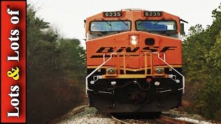 Really Big Trains Pulling Heavy Loads Lots & Lots Of Trains Bnsf Diesel