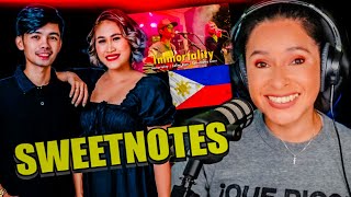 LATINA REACTS to SWEETNOTES - IMMORTALITY (Cover) Celine Dion