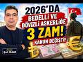 Kanun Değişti! 2026'DA BEDELLİ ve DÖVİZLE ASKERLİĞE 3 DEFA ZAM!