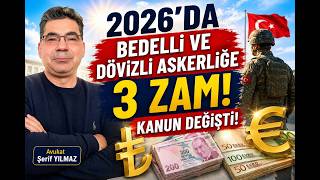Kanun Değişti 2026Da Bedelli̇ Ve Dövi̇zle Askerli̇ğe 3 Defa Zam