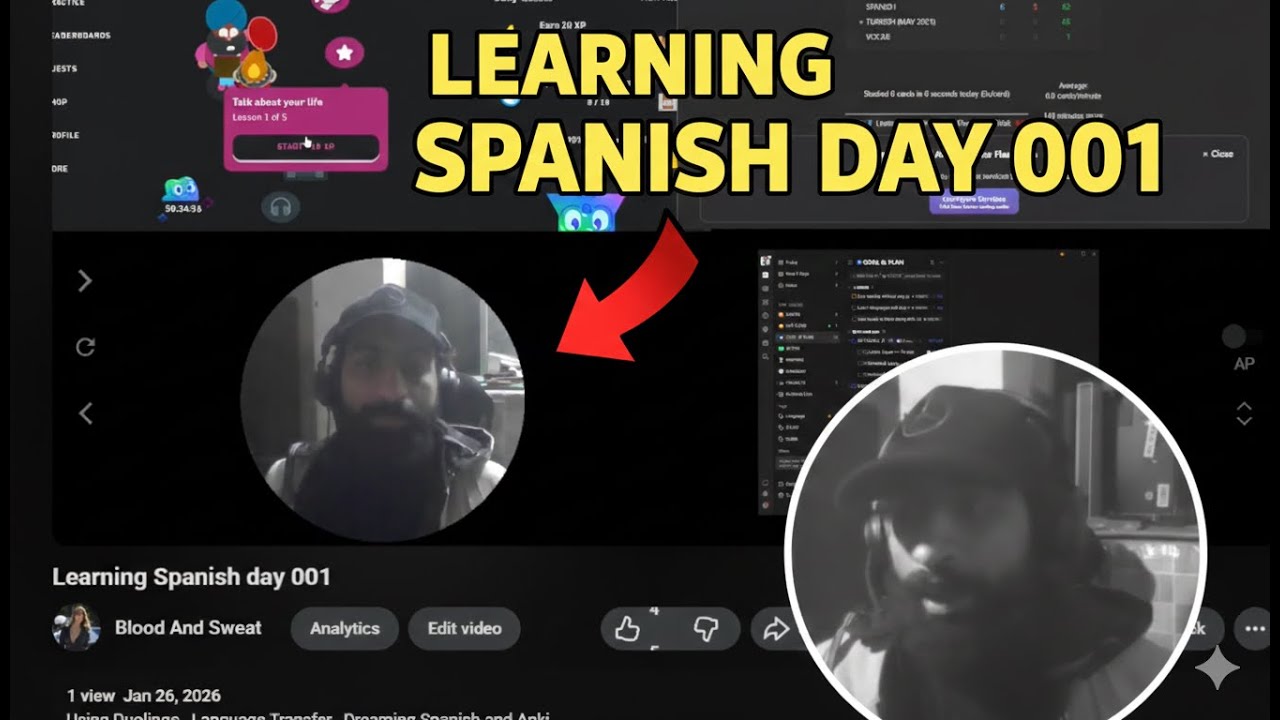 Learning Spanish day 001
