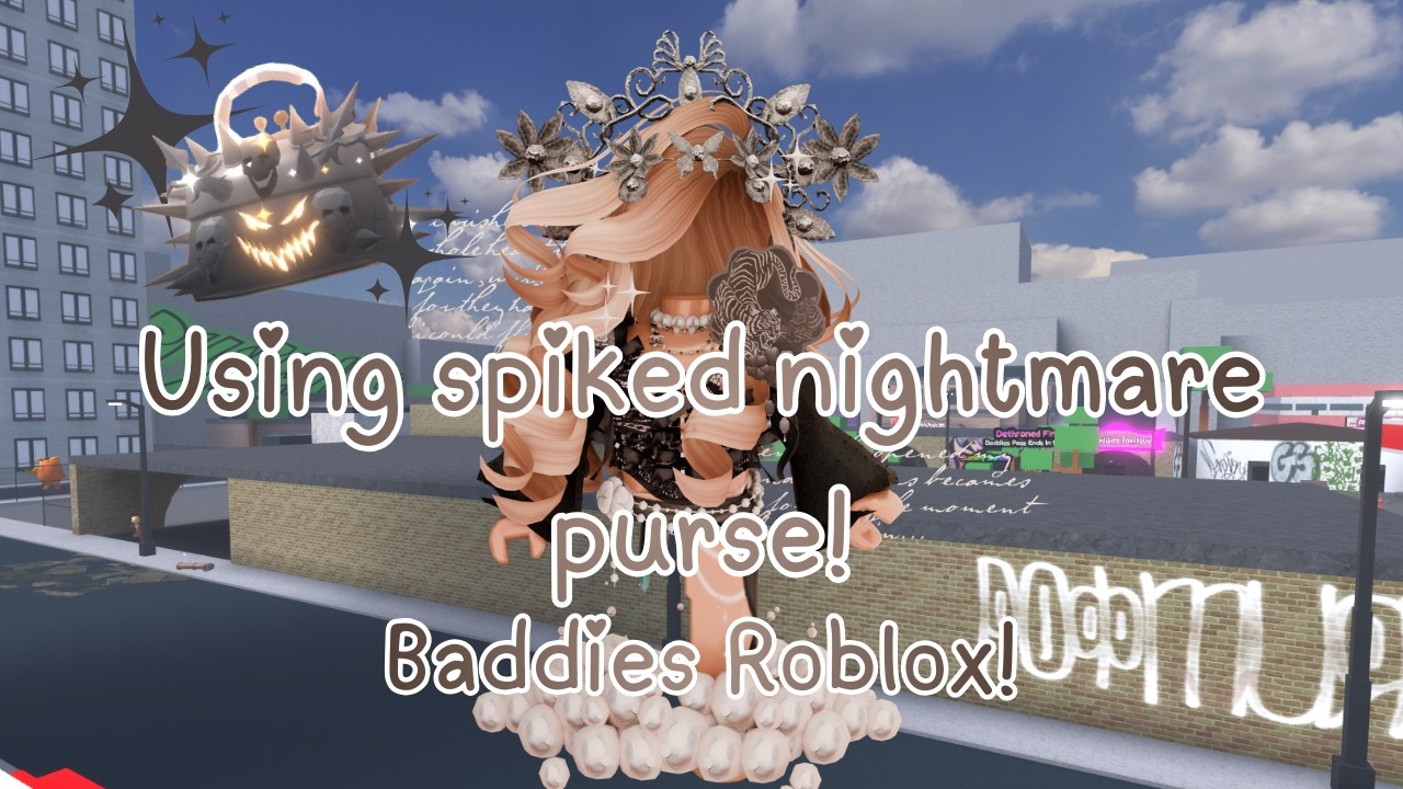 Использую Кошмарную Сумку в ROBLOX BADDIES! 💅👜