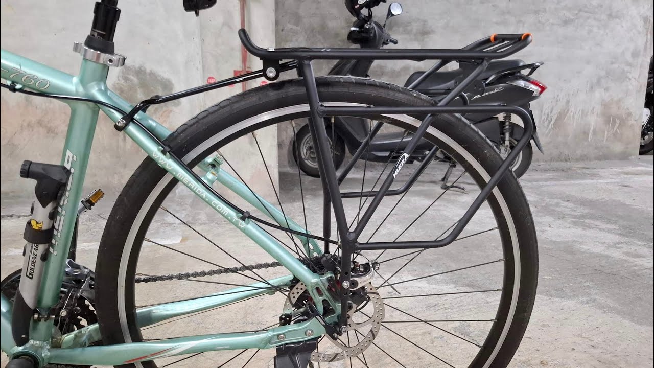 【改裝分享】IBERA IB-RA5 自行車鋁合金後貨架安裝