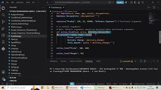 Python Lecture Batch 2: Functions in Python Part - 2