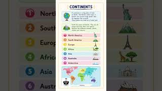 🌍 Exploring the amazing world of continents! #Continents #Geography #World #Earth #EducationalShorts