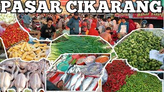 BELANJA MURAH DI PASAR CIKARANG SERU SEKALI BERBURU SAYURAN | VERLA HOLA