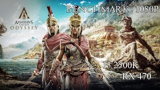 Assassin's Creed Odyssey - i5 2500K & MSI RX 470 4GB benchmark / 1080p