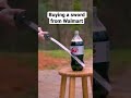 Coke bottle vs cheap sword 😂 #shorts #slowmotion