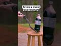 Coke bottle vs cheap sword 😂 #shorts #slowmotion