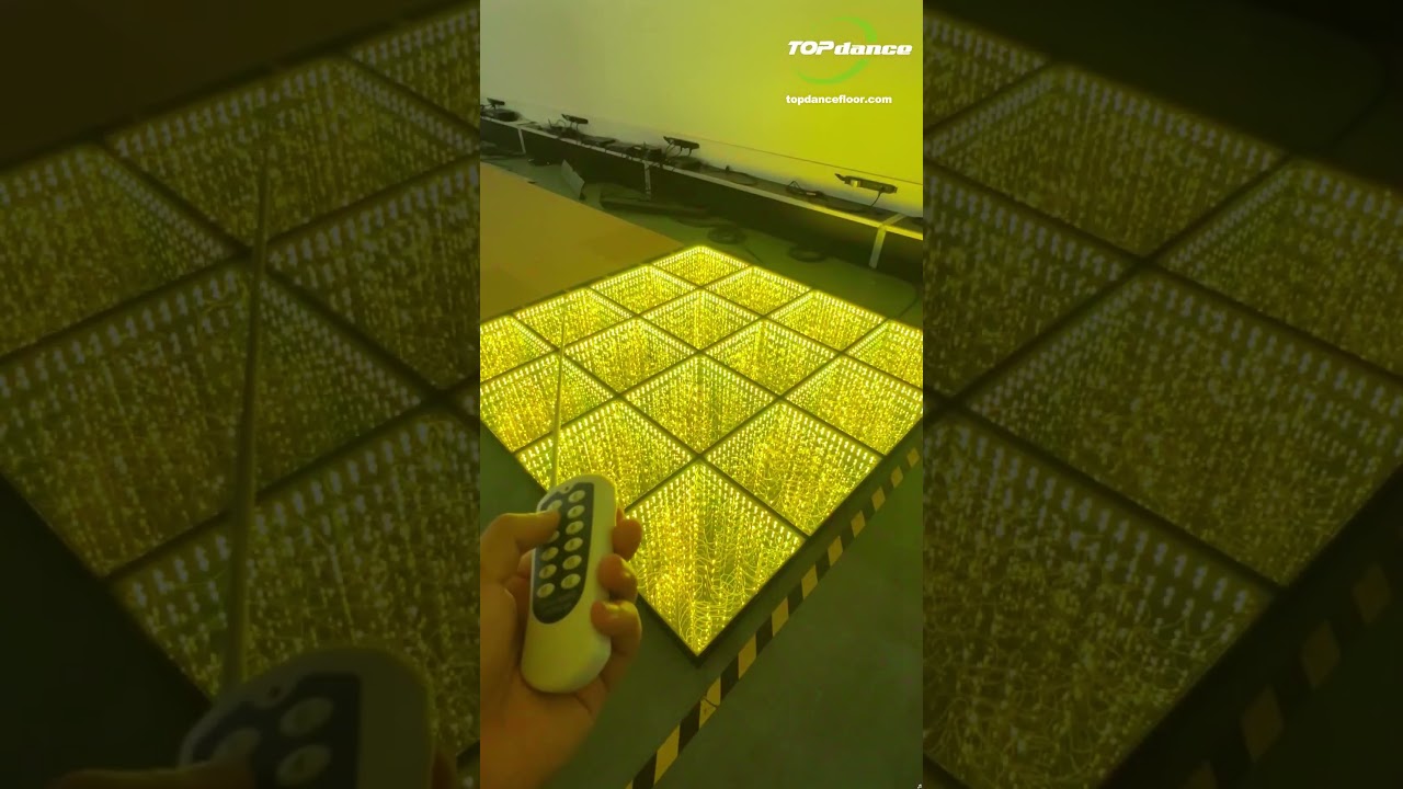 Set up in no time! Watch your 3D LED dance floor light up in a flash! ⚡ 