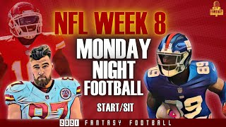 Sit/Start Advice Chiefs vs Giants I Fantasy Football Week 8 I The Fantasy Whisperers