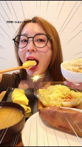 【朝ごはん】冷麺吸引しながら最近の話🍜#モッパン #大食い #ahamo #みそ