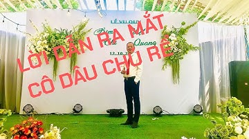 Lời dẫn ra mắt cô dâu và chú rể - Anh Hà - mc đám cưới
