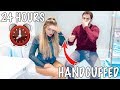 24 HOURS HANDCUFFED TO MY BOYFRIEND !! (I needed to use the toilet)