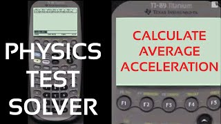 How to Calculate Average Acceleration | Every Step Physics screenshot 2