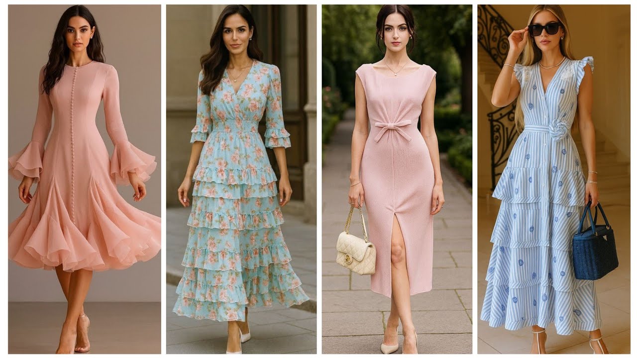 Мягкие романтические платья для изящных женщин