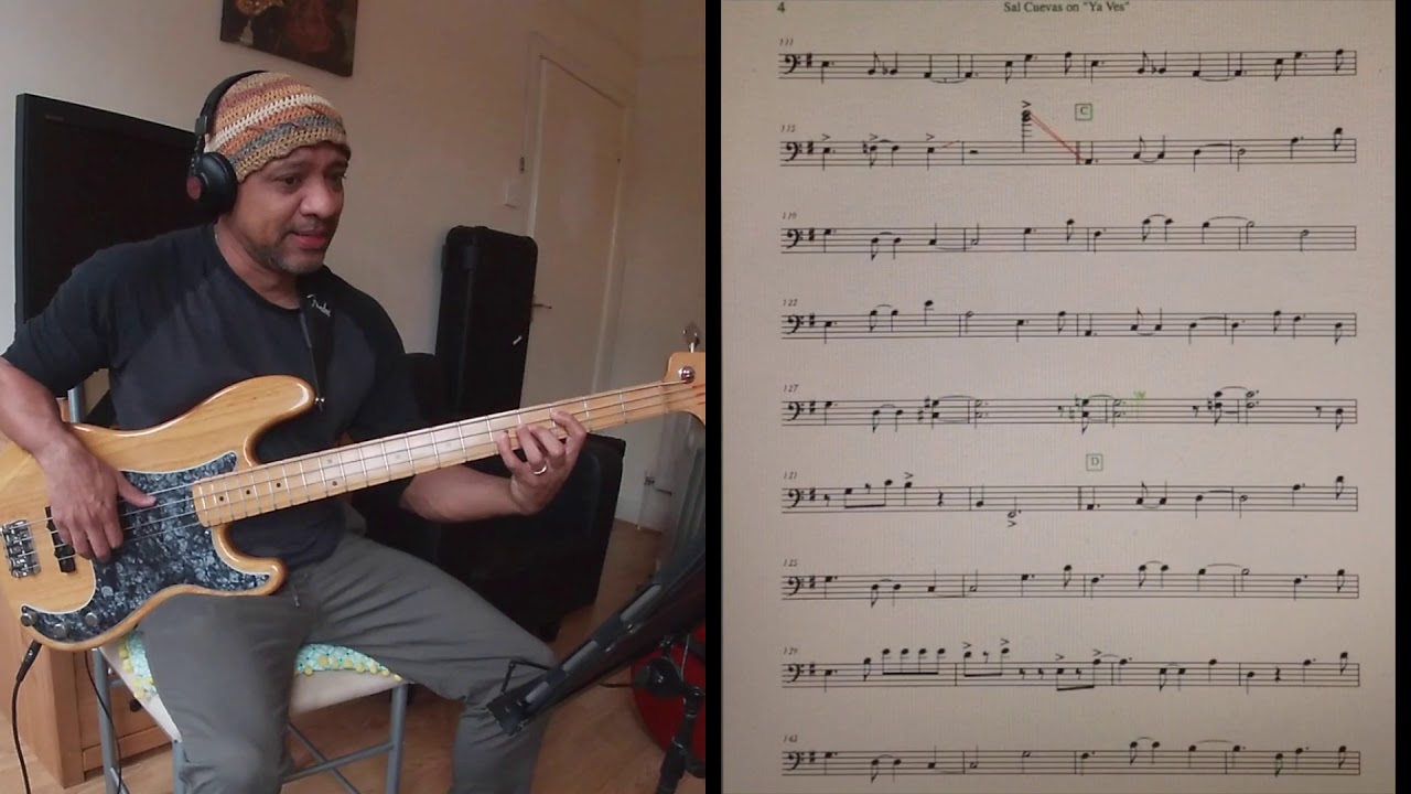 Ray Barreto Ya vez : Salvador Cuevas Bass Line Transcription