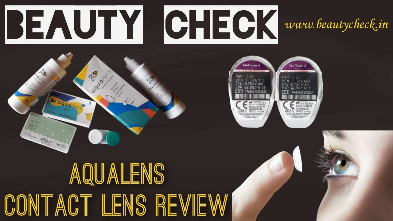Aqualens Contact Lens Review Lenskart Beauty Check YouTube